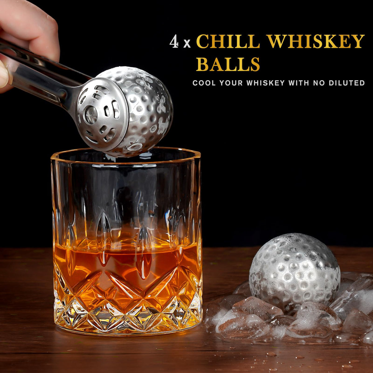 PONPUR golf balls with tongs for easy handling.