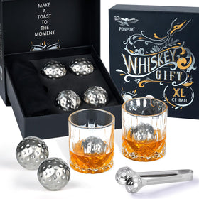 PONPUR golf lover gift set for whiskey fans.