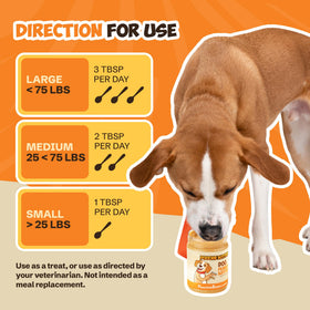 Poochie Butter no sugar added for healthier dog treats.