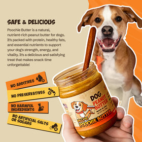 Poochie Butter pumpkin flax seeds deliver natural nutrients for daily energy.