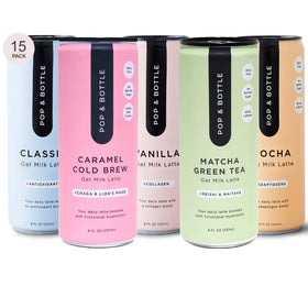 Pop & Bottle classic antioxidant oat latte can for a quick wholesome pick-me-up