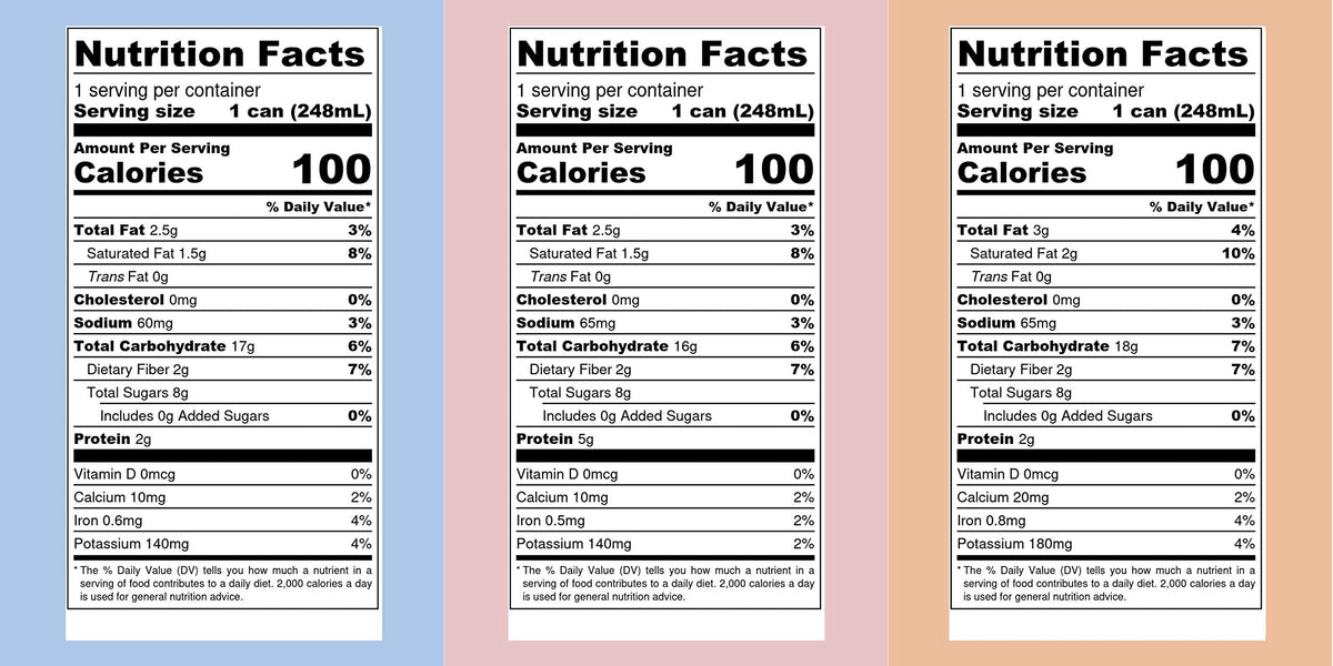 Pop and Bottle date-sweetened label communicates no refined sugar.