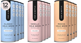 Pop and Bottle classic oat milk latte can for a clean energy boost on the go.