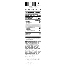 Pop Daddy party snack pretzels Beer Cheese for picnics and game nights.