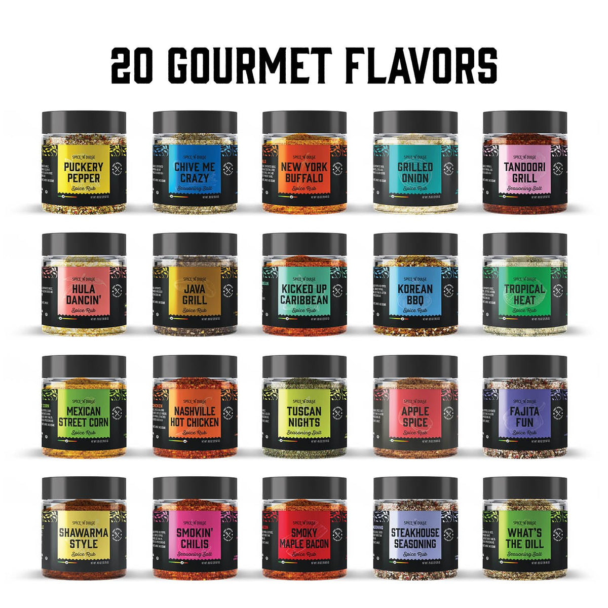 Pop n' Dulge 20 flavors ready for grilling sessions and backyard BBQ nights.