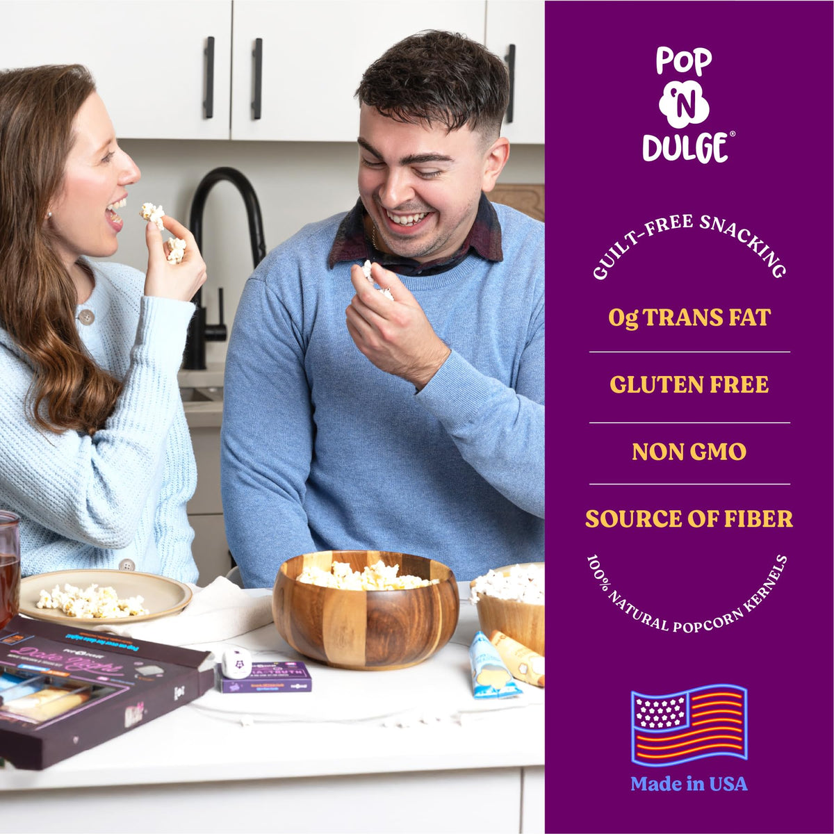 Pop n' Dulge couples gift set makes a memorable, playful night in