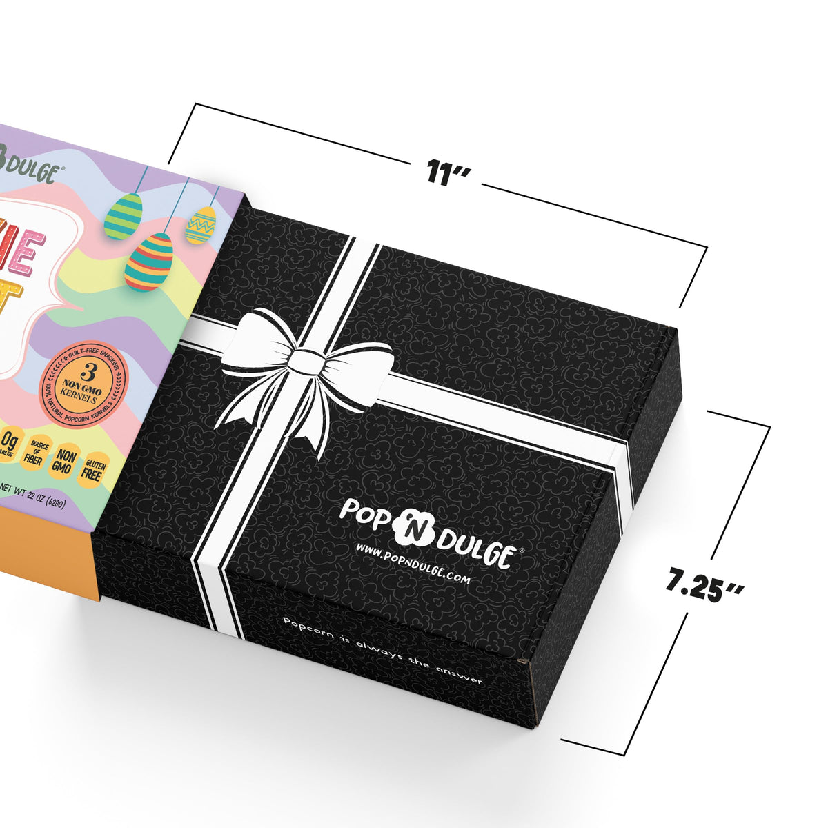 Pop n' Dulge Creamy Dreamy Chive seasoning with herb finish.
