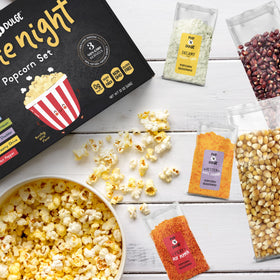 Pop n' Dulge Garlic Parmesan seasoning, bold, cheesy finish.