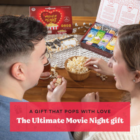 Pop N' Dulge Poppin' Blue kernel adds vibrant color for popcorn nights.