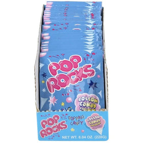 Pop Rocks cotton candy bubble gum look closeup boosts playful snacking.