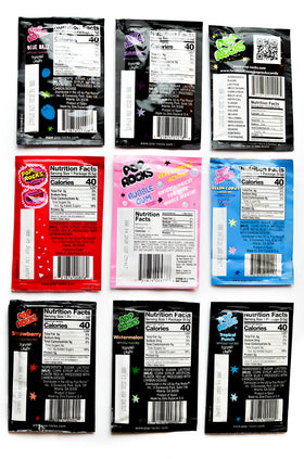 Pop Rocks flavor variety 0.33 oz packs ideal for on-the-go snacking