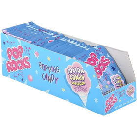 Pop Rocks snack table setup ready for party sharing.