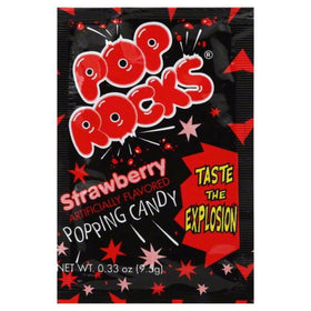 Pop Rocks Strawberry 24-pack front view highlighting convenient serving size.