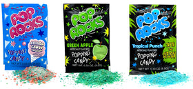 Pop Rocks blue razz tropical punch blends bold flavors.