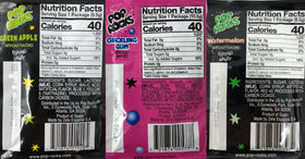 Pop Rocks green apple variety pack highlights bright, tangy snacking.