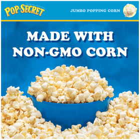 Pop Secret Jumbo Popcorn Kernels ready to pop for big, fluffy bowls.