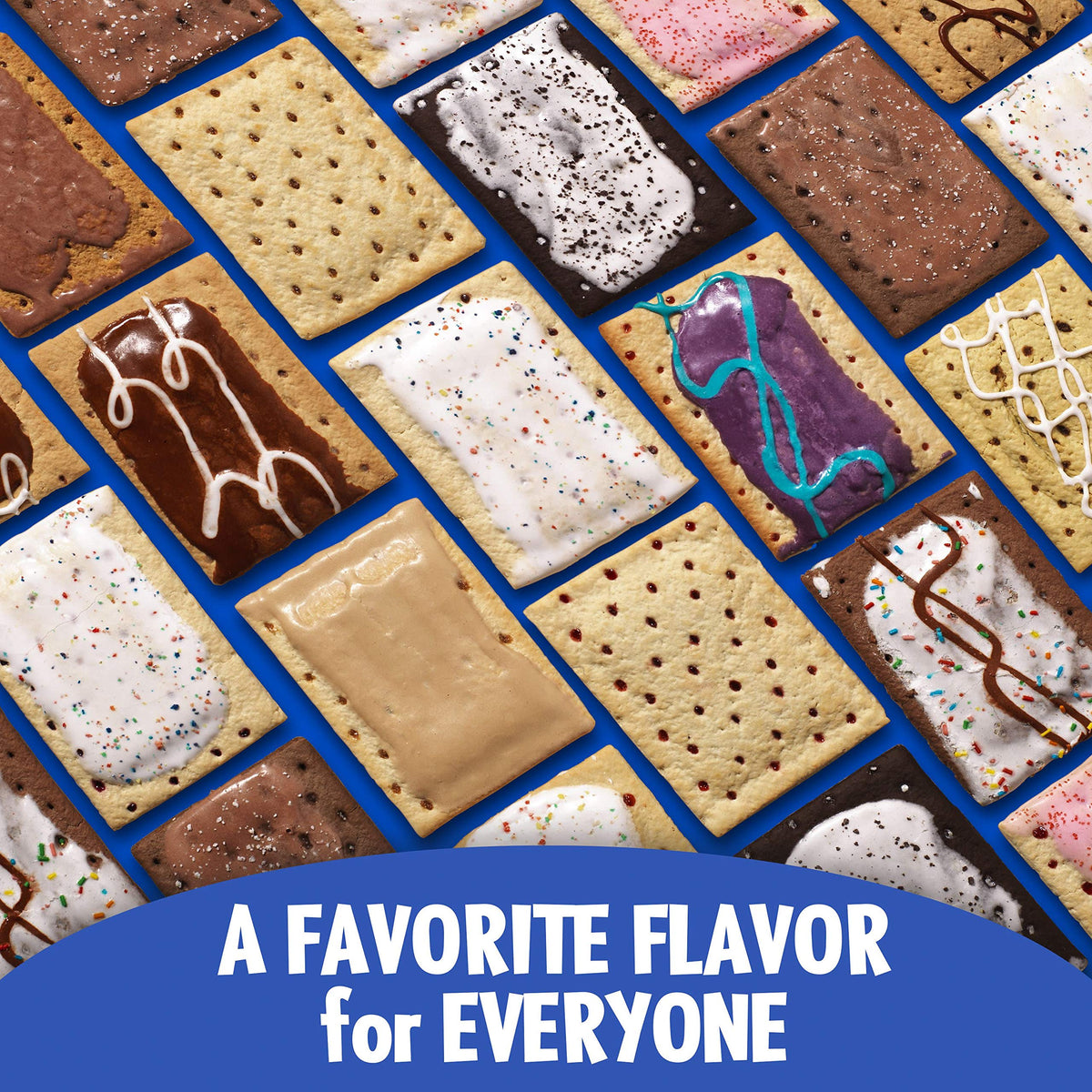 Pop-Tarts 22-ounce box with 12 pastries fits busy days.