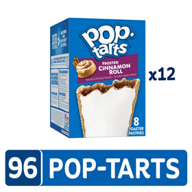 Pop-Tarts 96-pastries multi-pack tray for pantry or office snacking.