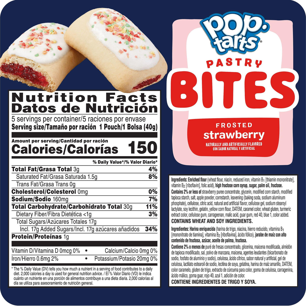 Pop-Tarts Bites 25-pouch case displayed for bulk gifting.