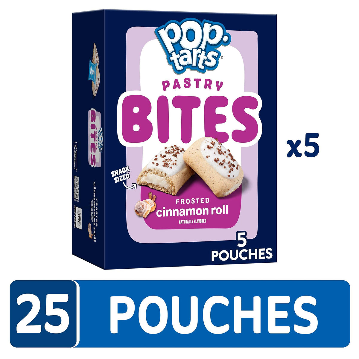 Stacks of Pop-Tarts Bites boxes ready for school or work breaks.