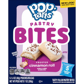 Pop-Tarts Bites on the go: convenient travel snack.