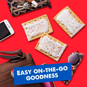 Pop-Tarts breakfast idea with ice cream pairing; sweet treat concept.