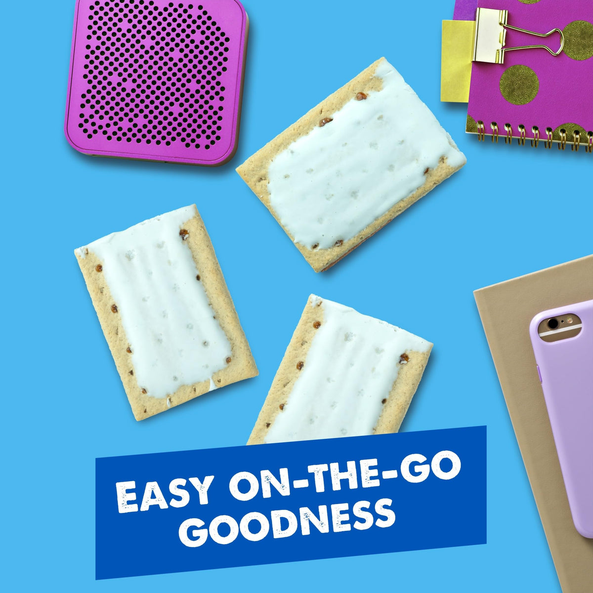Pop-Tarts breakfast with milk pairing, easy morning option.