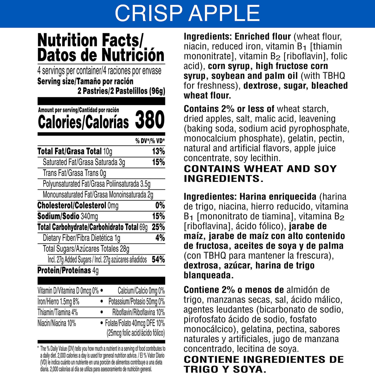 Close-up of Frosted Crisp Apple frosting highlighting apple flavor