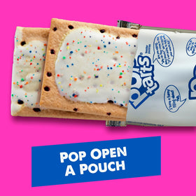 Pop-Tarts with ice cream pairing idea for dessert.