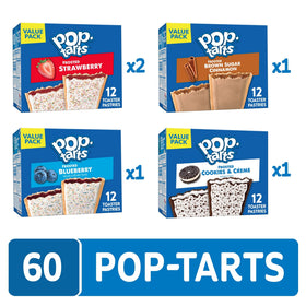 Pop-Tarts Frosted Blueberry toaster pastry ideal for on-the-go mornings.