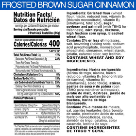 Pop-Tarts Frosted Brown Sugar Cinnamon in the toaster ready to warm.