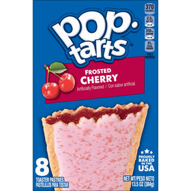 Pop-Tarts Frosted Cherry pastries in a lunchbox, perfect after-school snack option.