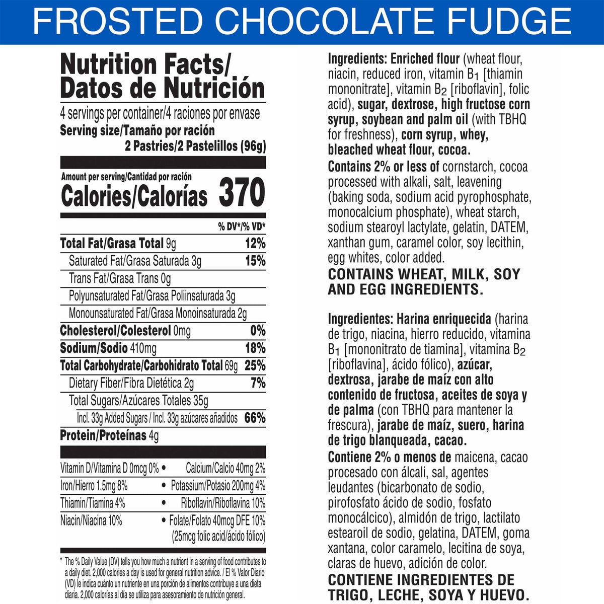 Toasted Pop-Tarts Frosted Chocolate Fudge pastry showing a golden crust.