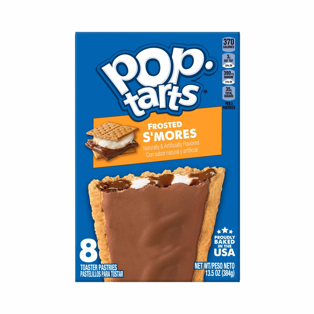 Pantry-ready Pop-Tarts Frosted S'mores on a shelf