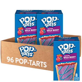 Pop-Tarts Frosted Wild Berry pastries provide a quick breakfast or on-the-go snack.