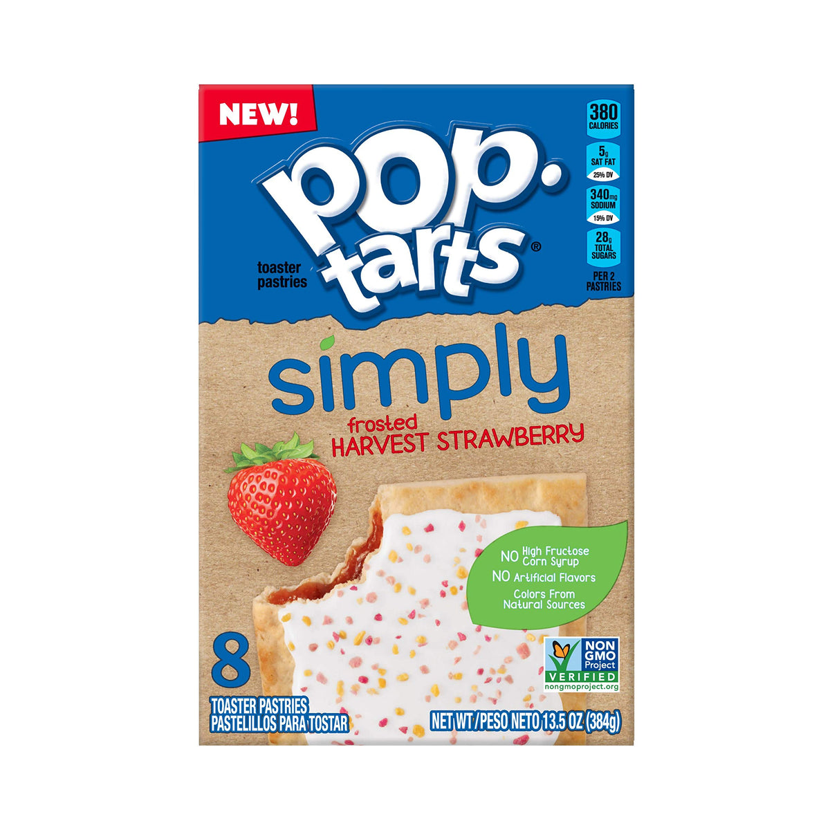 Pop-Tarts Harvest Strawberry in car for on-the-go snacking