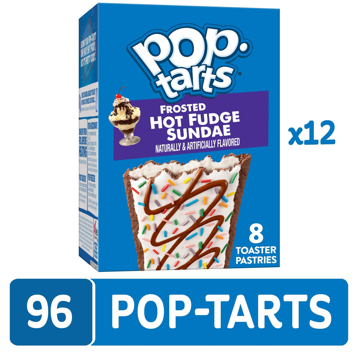 Pop-Tarts Hot Fudge Sundae toaster-ready for breakfast or snack