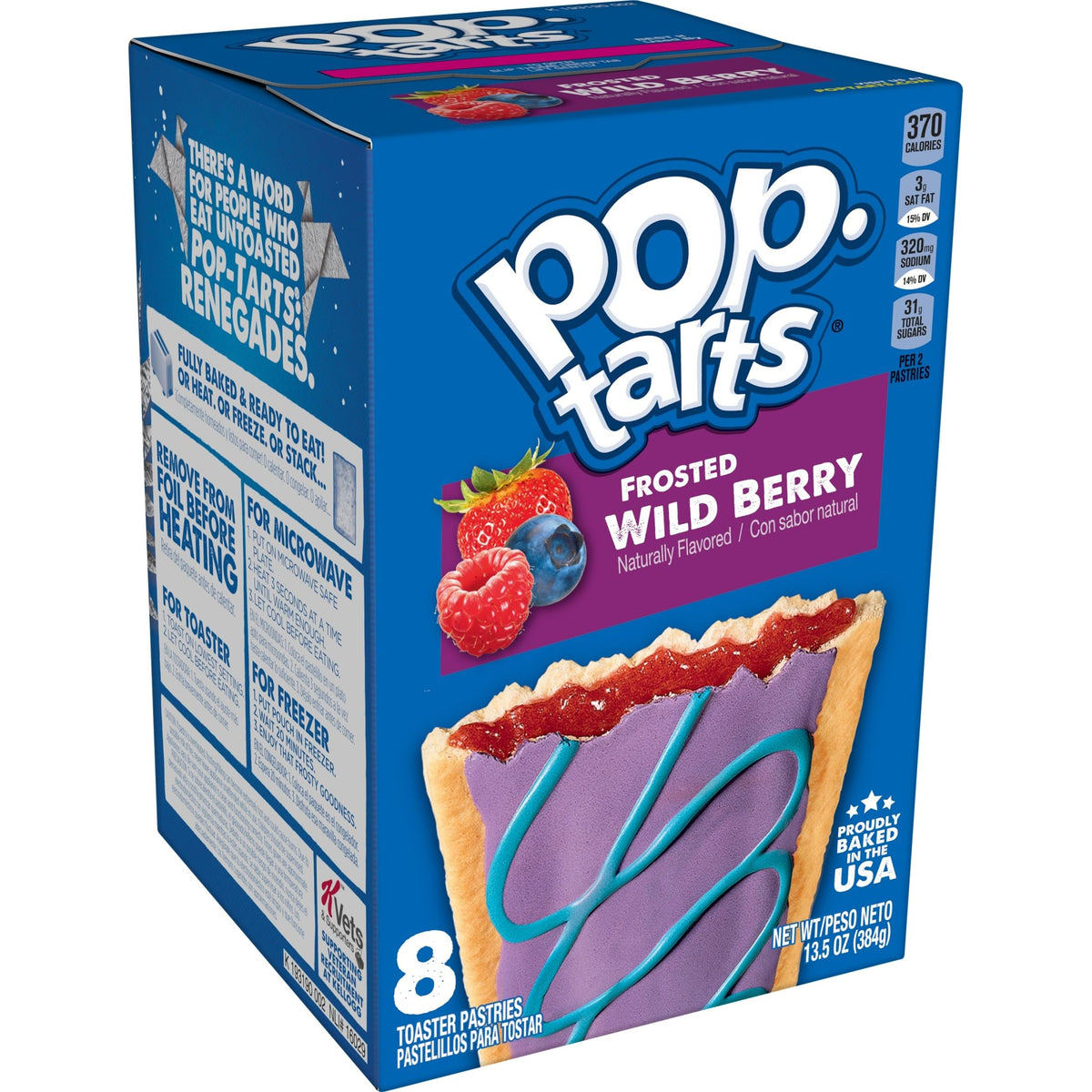 Pop-Tarts pair with milk for a classic breakfast option.