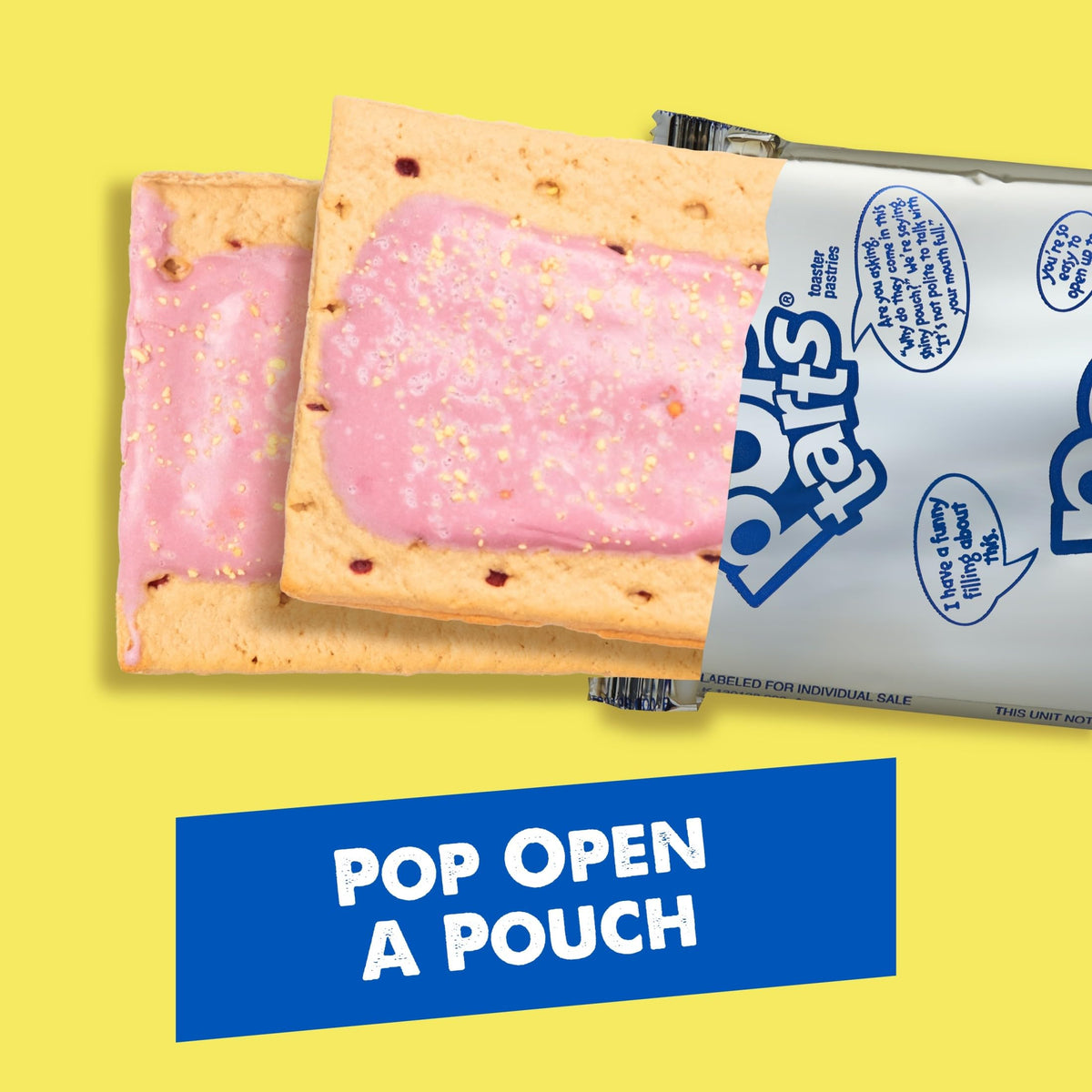 Pop-Tarts on office pantry shelf—easy afternoon pick-me-up.