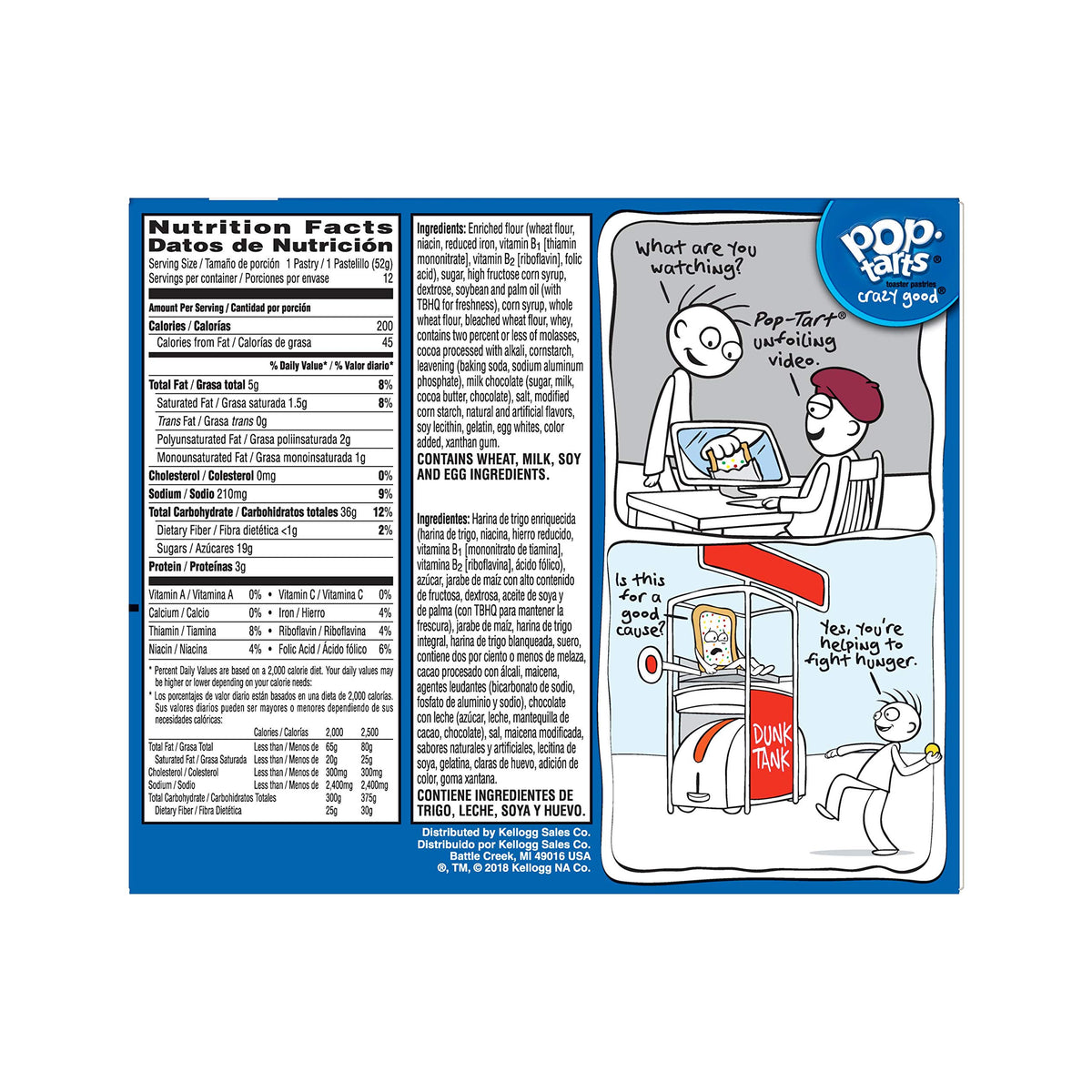 Pop-Tarts on-the-go snack ideal for lunchboxes or school breaks.