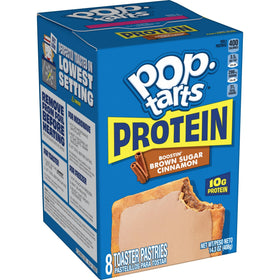 Pop-Tarts Protein Boostin' Brown Sugar Cinnamon family-friendly treat.