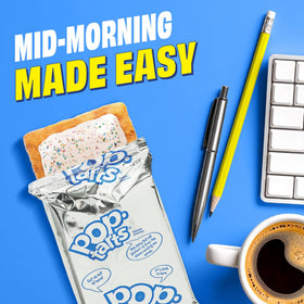 96-count box of Pop-Tarts Protein Bumpin' Blueberry for family snacks.