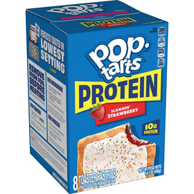 Pop-Tarts Protein Slammin' Strawberry delivers 10g protein per serving.