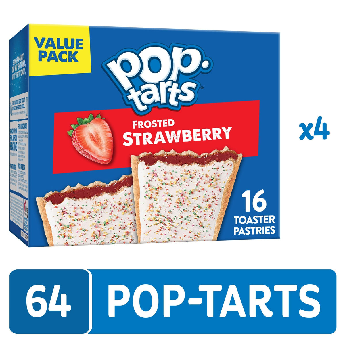 Pop-Tarts sprinkles detail; crunchy texture enhances snacking appeal.