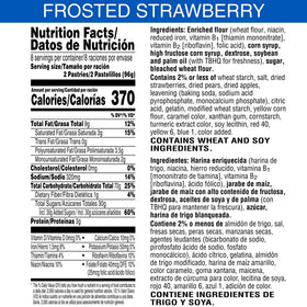 Pop-Tarts toaster-ready strawberry image; warming to melt the filling.