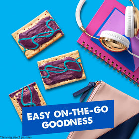 Travel-friendly packaging makes Pop-Tarts a convenient snack for work or school.