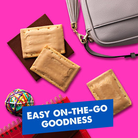 Pop-Tarts two pastries per pouch highlighting convenience.