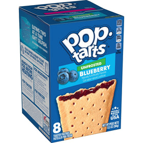 Pop-Tarts Unfrosted Blueberry gift-pack friendly snack for care packages.