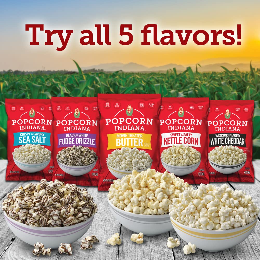 Popcorn Indiana kettle corn ready-to-eat for on-the-go snacking
