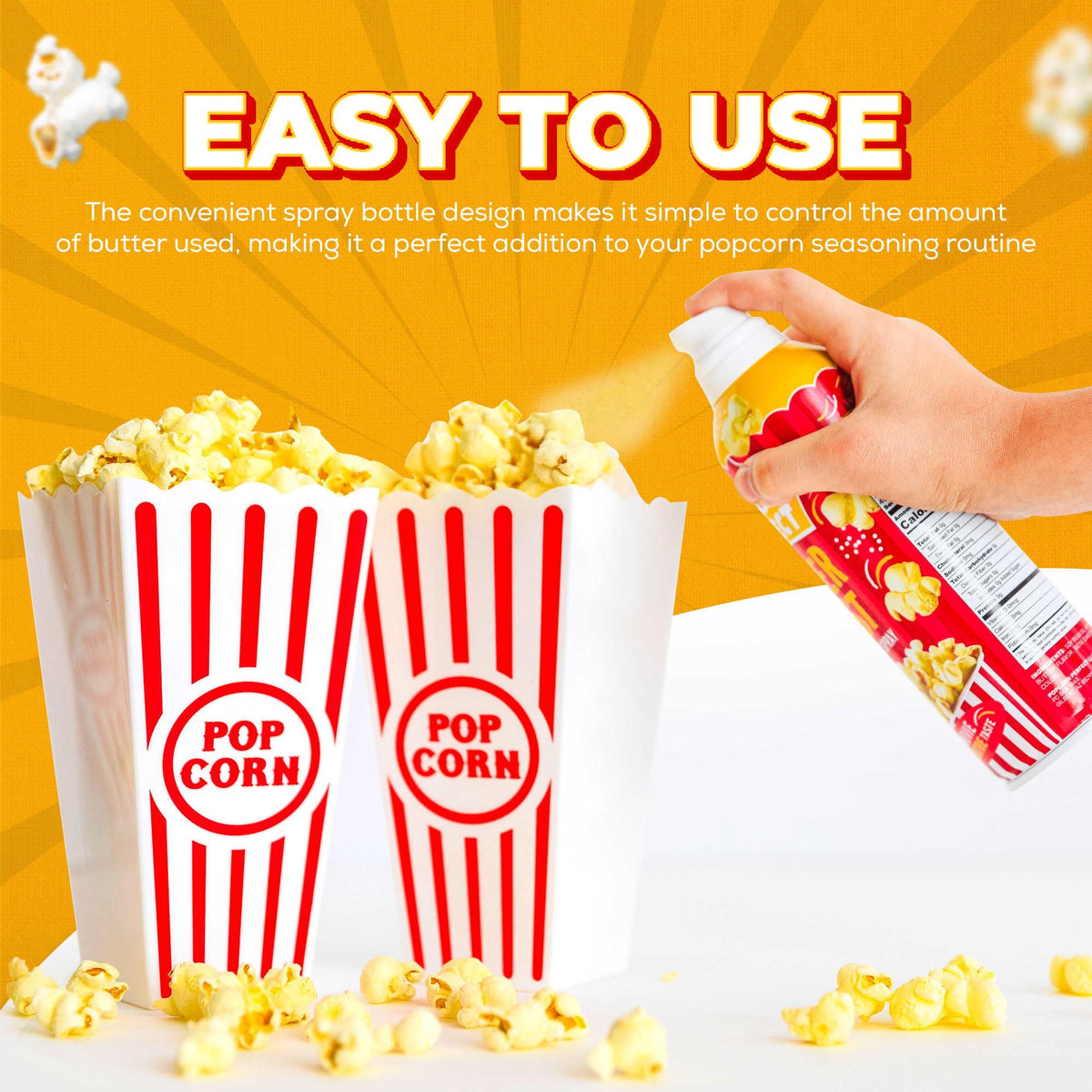 Popcorn Perfect corn on the cob uses add butter flavor with ease.